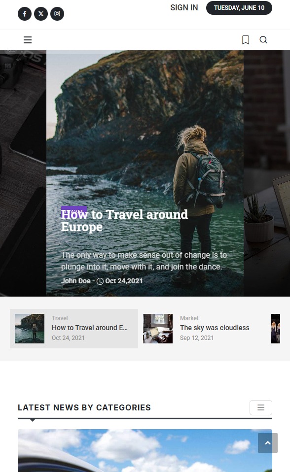 新聞同博客應用程式